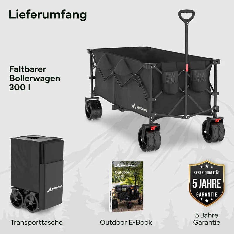 Bollerwagen faltbar - 200L / 300L