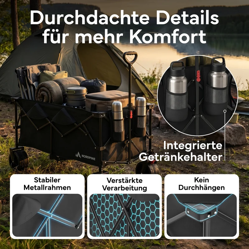 Bollerwagen faltbar - 200L / 300L