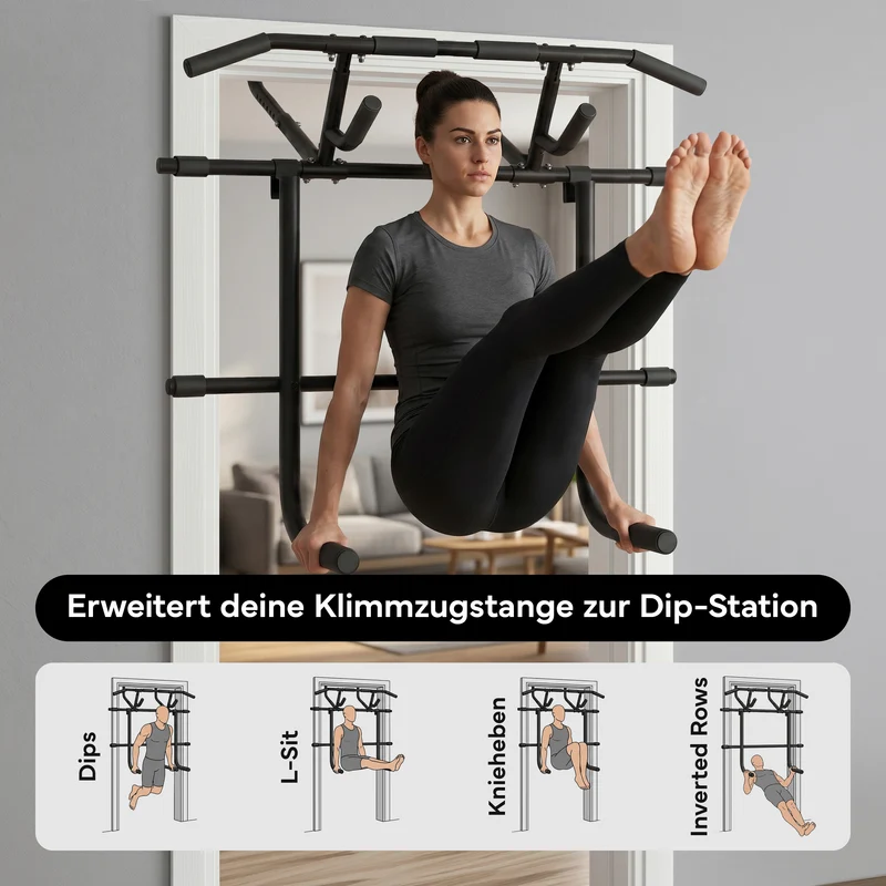 Klimmzugstangen-Bundle - Alle Übungen, volle Bewegungsfreiheit