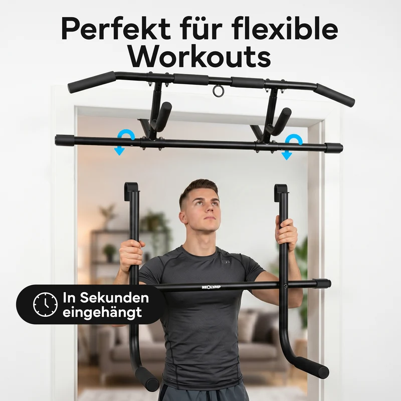 Klimmzugstangen-Bundle - Alle Übungen, volle Bewegungsfreiheit