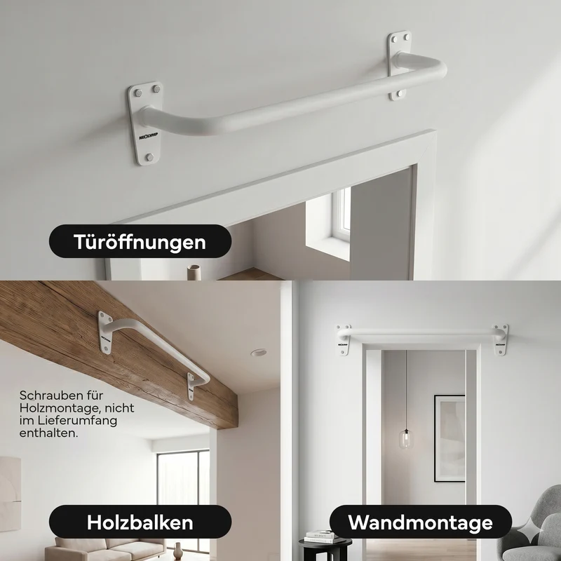 Klimmzugstange für Wandmontage, Pull Up Bar über der Tür