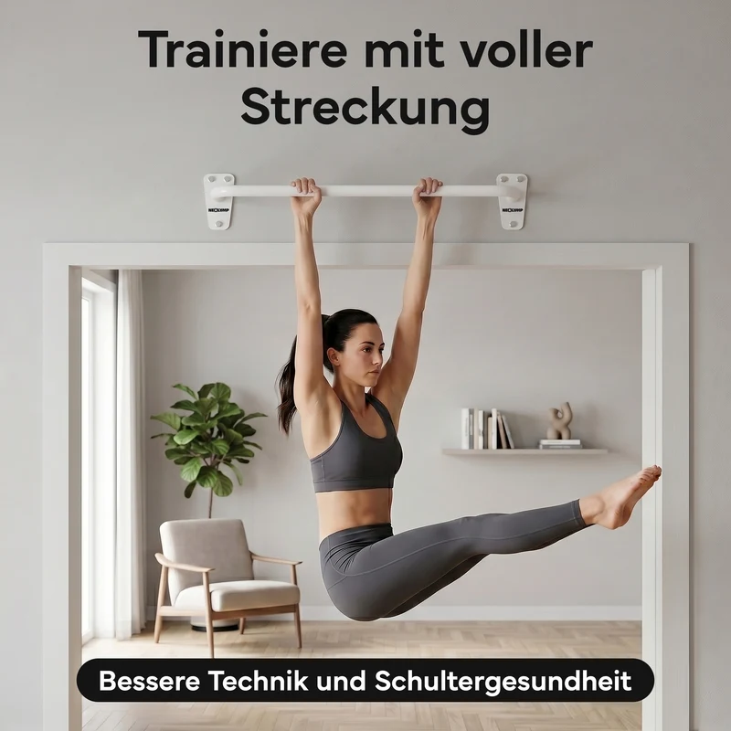 Klimmzugstange für Wandmontage, Pull Up Bar über der Tür