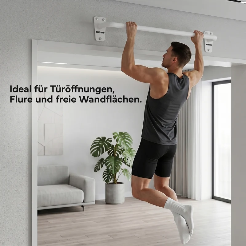 Klimmzugstange für Wandmontage, Pull Up Bar über der Tür