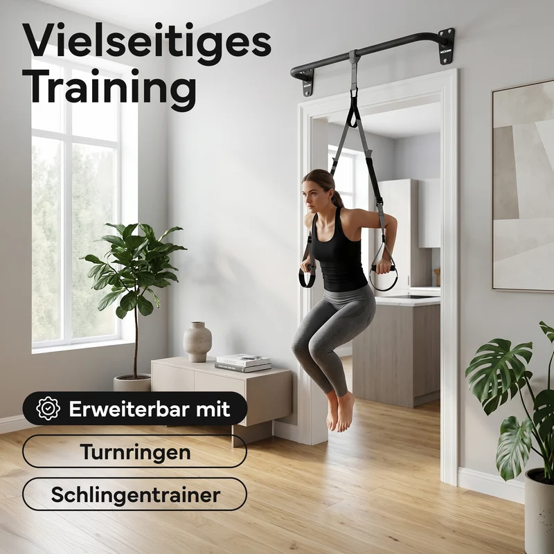 Klimmzugstange für Wandmontage, Pull Up Bar über der Tür