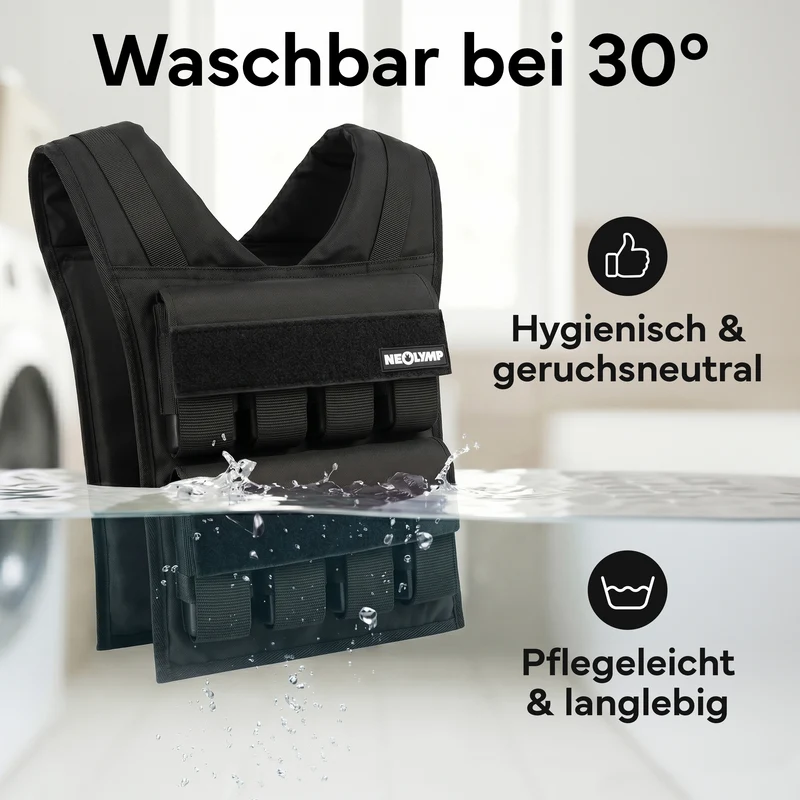 Verstellbare Gewichtsweste bis 20 kg, für Calisthenics