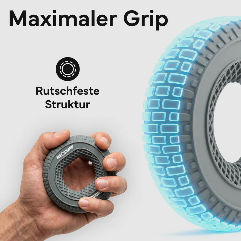 Handtrainer-Ringe aus Silikon | 3er-Set