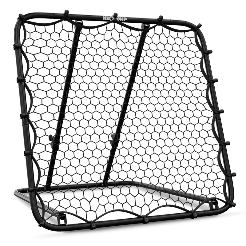Fußball Rebounder Fußball in schwarz - Indoor & Outdoor Rückprallwand
