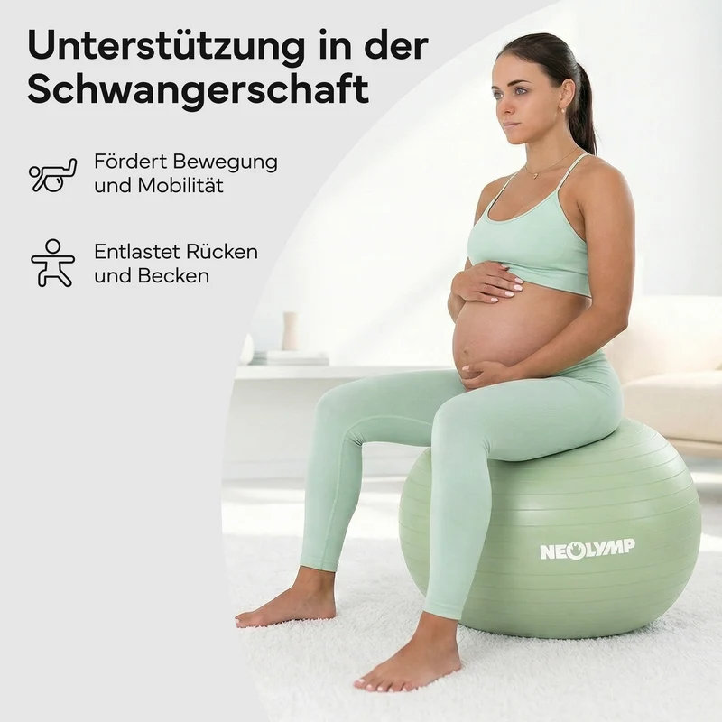 Gymnastikball - für aktives Sitzen, Recovery und Physio