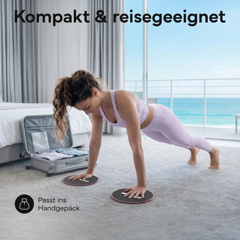 Pilates Slider 2er Set - für glatte Böden und Teppich