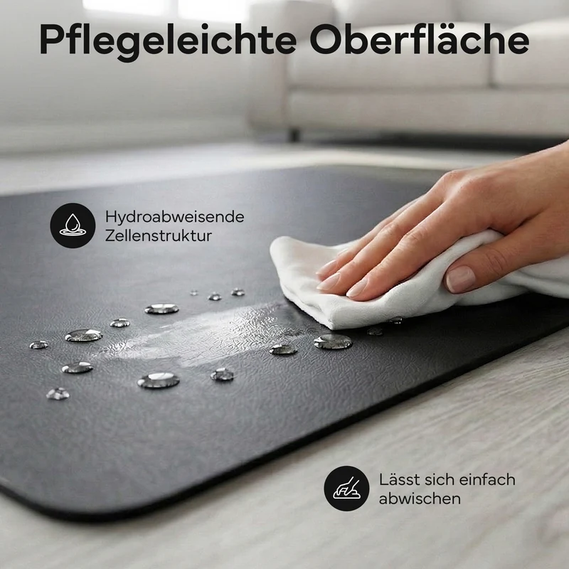 Laufbandmatte - Bodenschutz für Fitnessgeräte und Laufbänder XXL