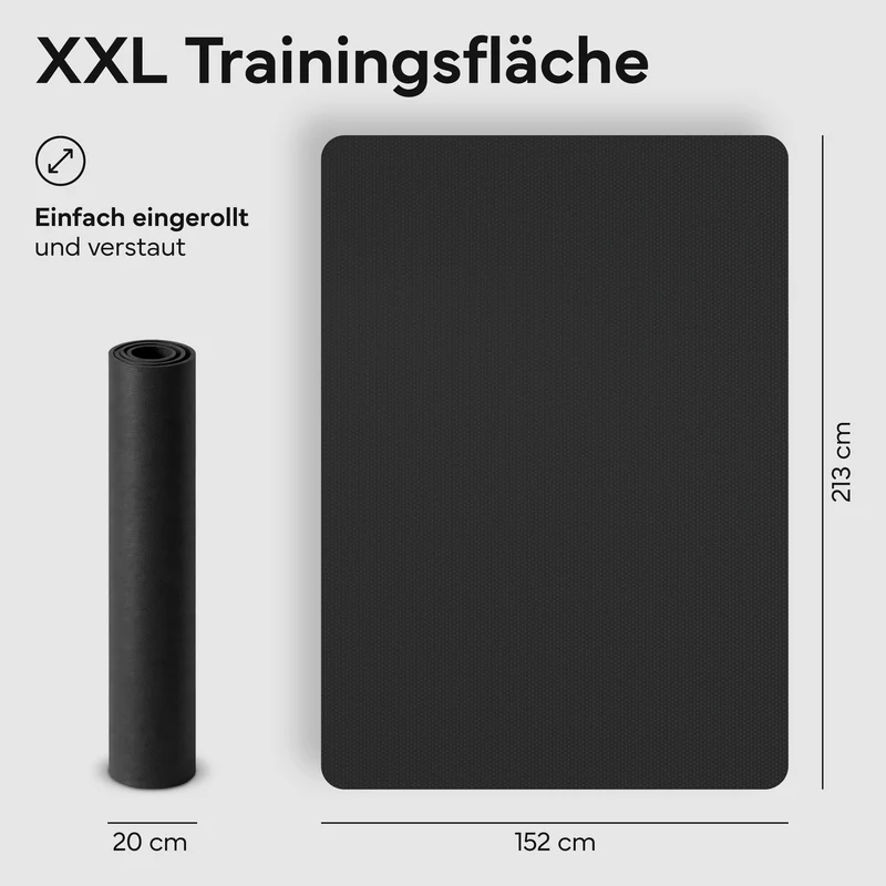 Laufbandmatte - Bodenschutz für Fitnessgeräte und Laufbänder XXL