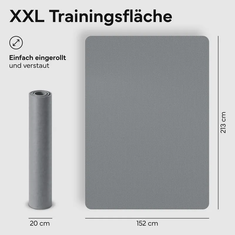 Laufbandmatte - Bodenschutz für Fitnessgeräte und Laufbänder XXL