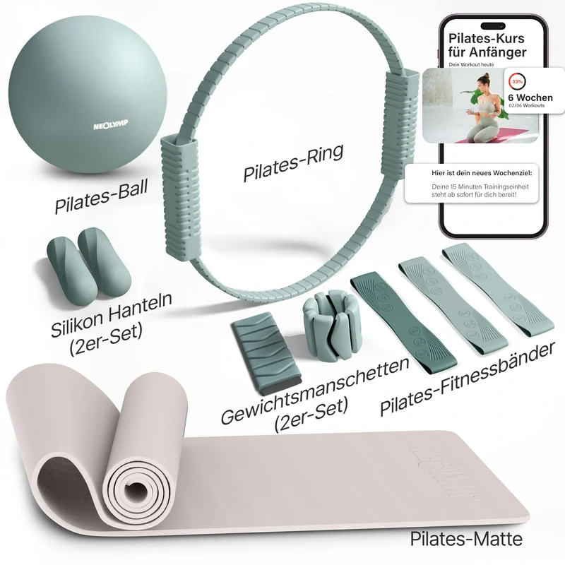 Pilates Komplett-Set Premium - mit Geschenkbox