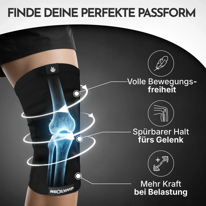 Kniebandagen - 2er Set, Größe S - XL