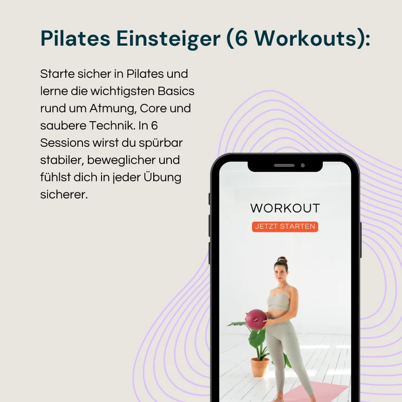 Pilates-Kurs Bundle Anfänger & Fortgeschrittene - 12 Sessions Online-Kurs