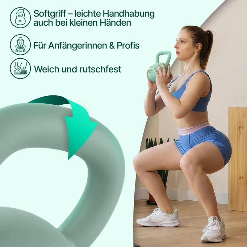 Soft Kettlebell - 2 kg bis 12 kg Trainingsgewichte