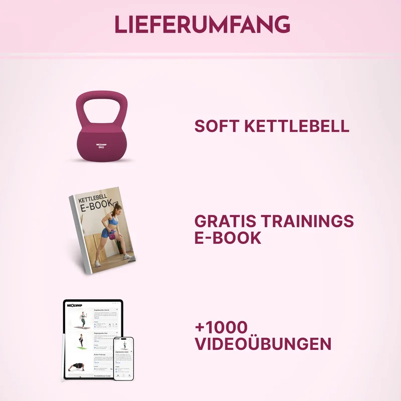 Soft Kettlebell - 2 kg bis 12 kg Trainingsgewichte