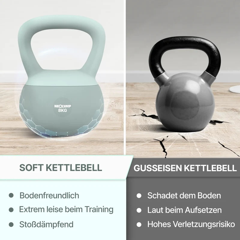 Soft Kettlebell - 2 kg bis 12 kg Trainingsgewichte