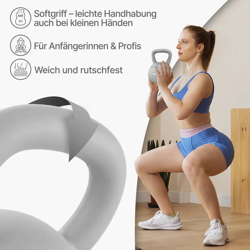 Soft Kettlebell - 2 kg bis 12 kg Trainingsgewichte