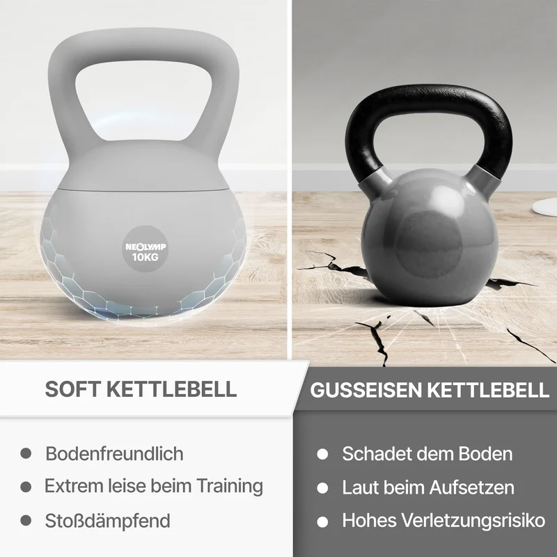 Soft Kettlebell - 2 kg bis 12 kg Trainingsgewichte