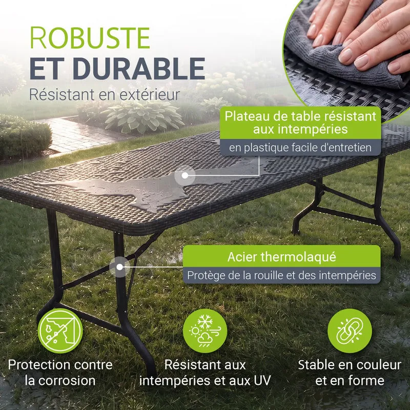Klappbarer Gartentisch Easyfold