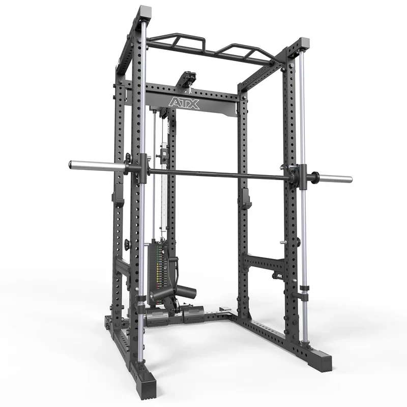 ATX® Power Rack 780 mit Latzug - Steckgewichte & Multipresse