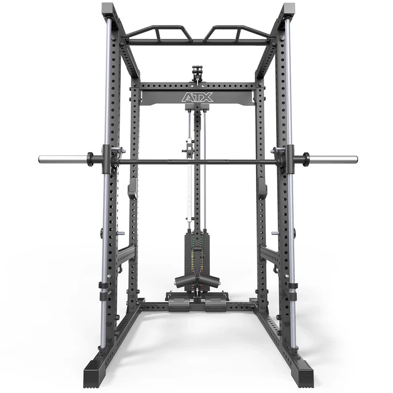 ATX® Power Rack 780 mit Latzug - Steckgewichte & Multipresse