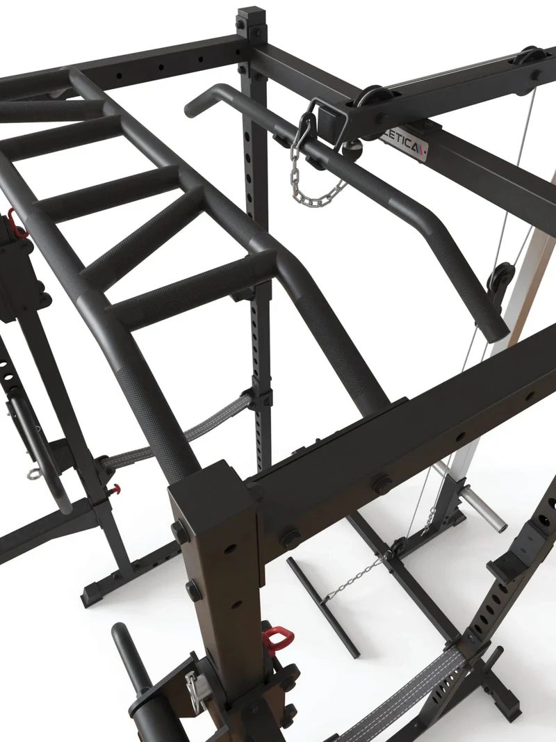 R5 Boost | Power Rack | Latzug- & Rudereinheit | Jammer Arms | 213cm