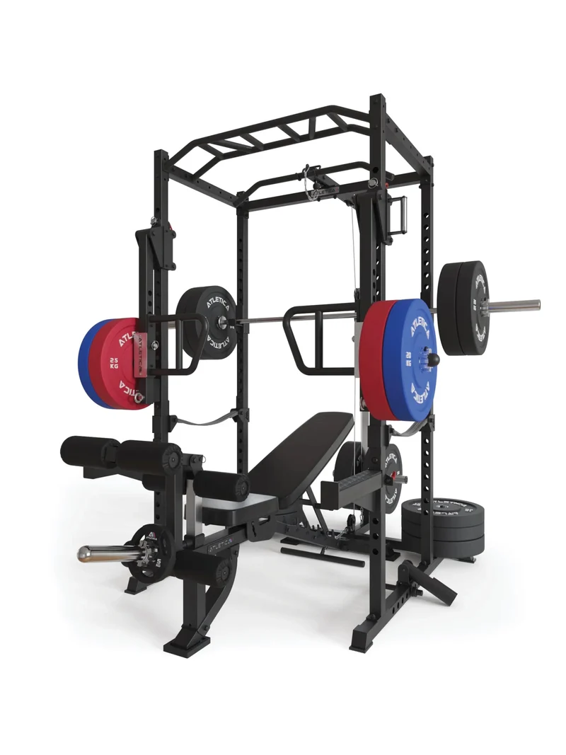 R5 Boost | Power Rack | Latzug- & Rudereinheit | Jammer Arms | 213cm
