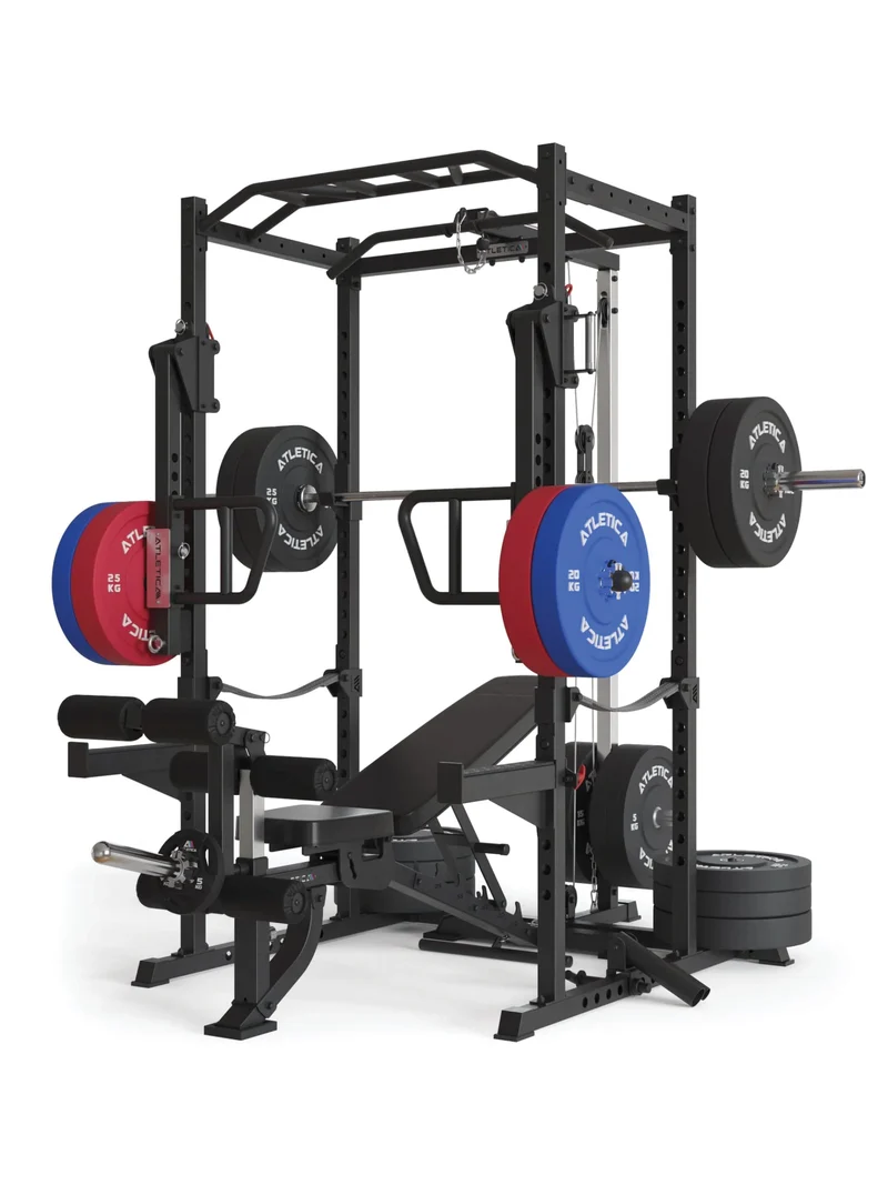 R5 Boost | Power Rack | Latzug- & Rudereinheit | Jammer Arms | 213cm