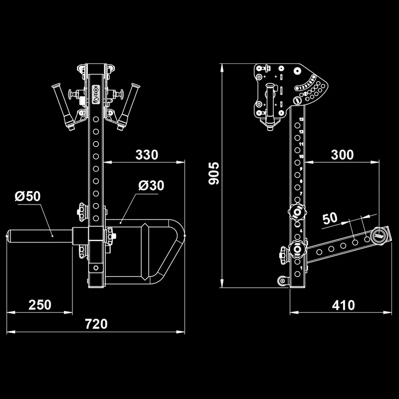 ATX® Jammer Arms 3D RRL-600