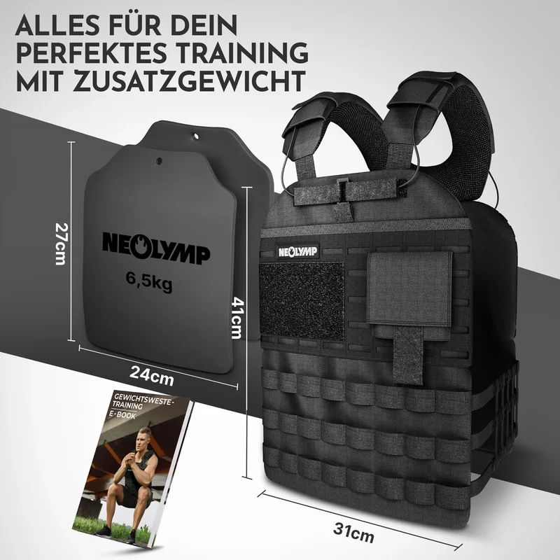 Gewichtsweste mit Zusatzgewicht - Weighted Vest für Calisthenics & HIIT