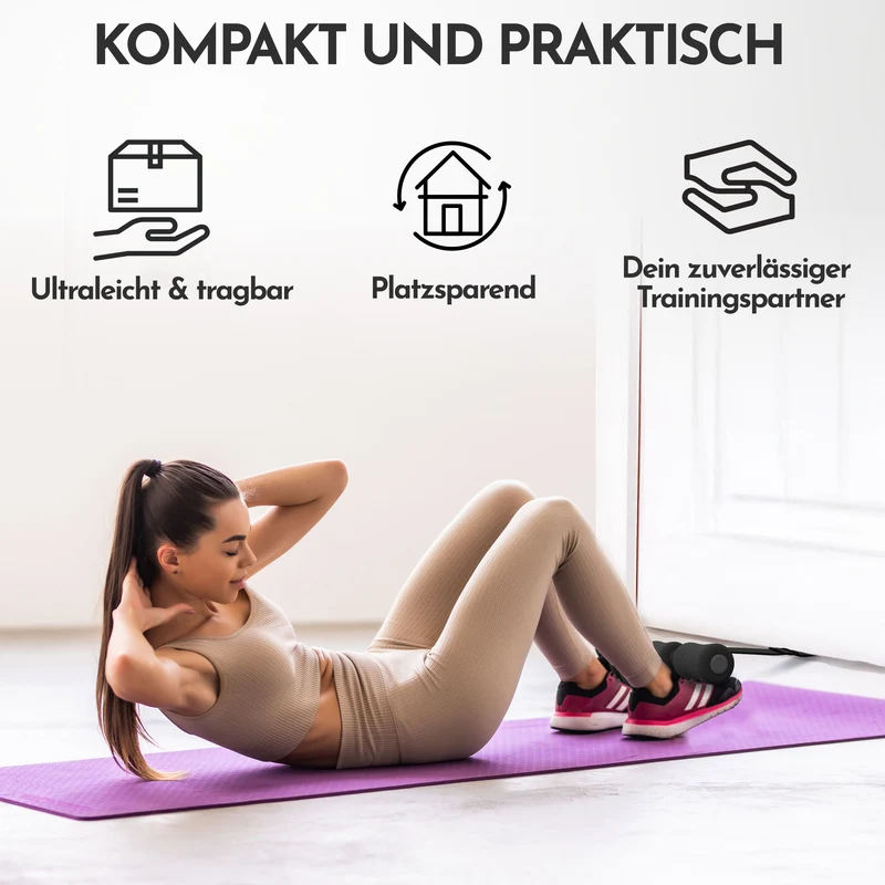 Sit-Up Trainer - aus Nylon, integrierter Türanker