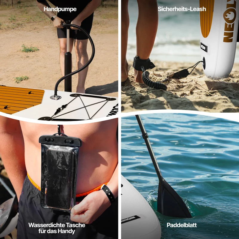 Stand-Up Paddle Board (SUP) + 13-teiliges Komplettset