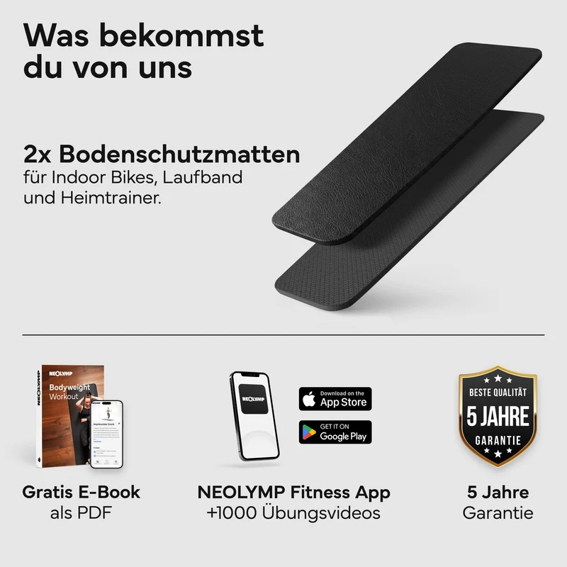 Bodenschutzmatte für Fitnessgeräte und Laufband