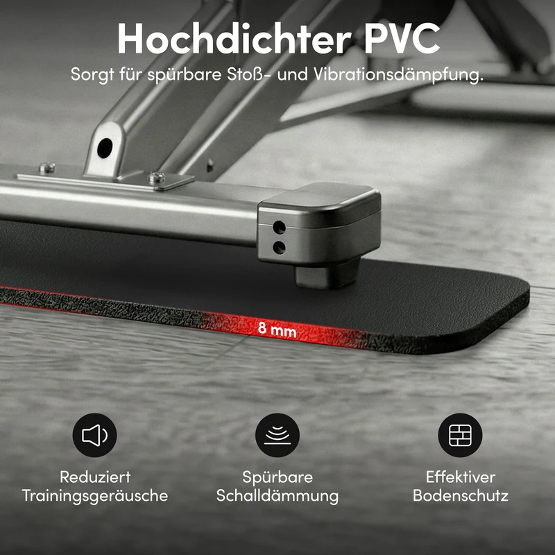 Bodenschutzmatte für Fitnessgeräte und Laufband