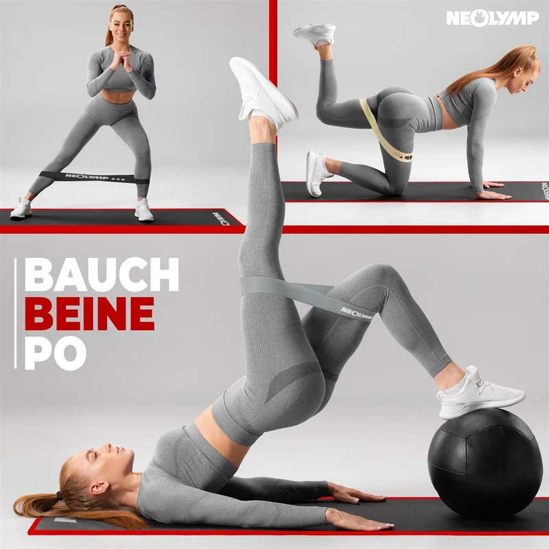 Fitnessbänder kurz aus Latex