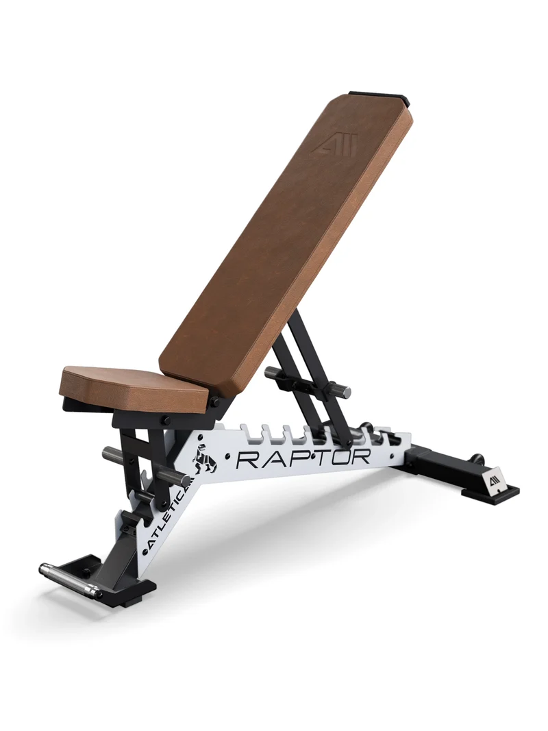 Raptor | PU | Leder Braun | Zahnplatte Weiß