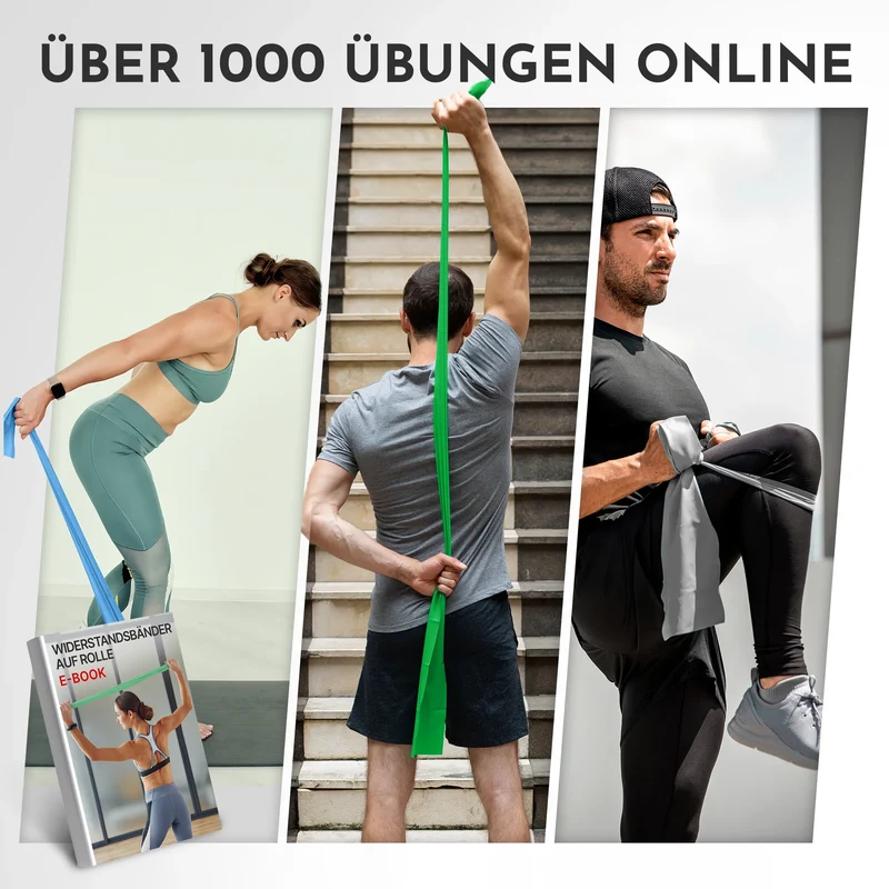 Elastisches Widerstandsband auf Rolle - zuschneidbares Resistance Band für Physio und Reha