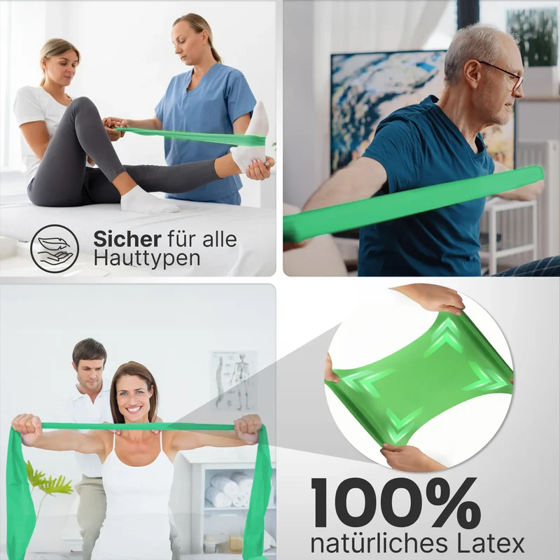 Elastisches Widerstandsband auf Rolle - zuschneidbares Resistance Band für Physio und Reha