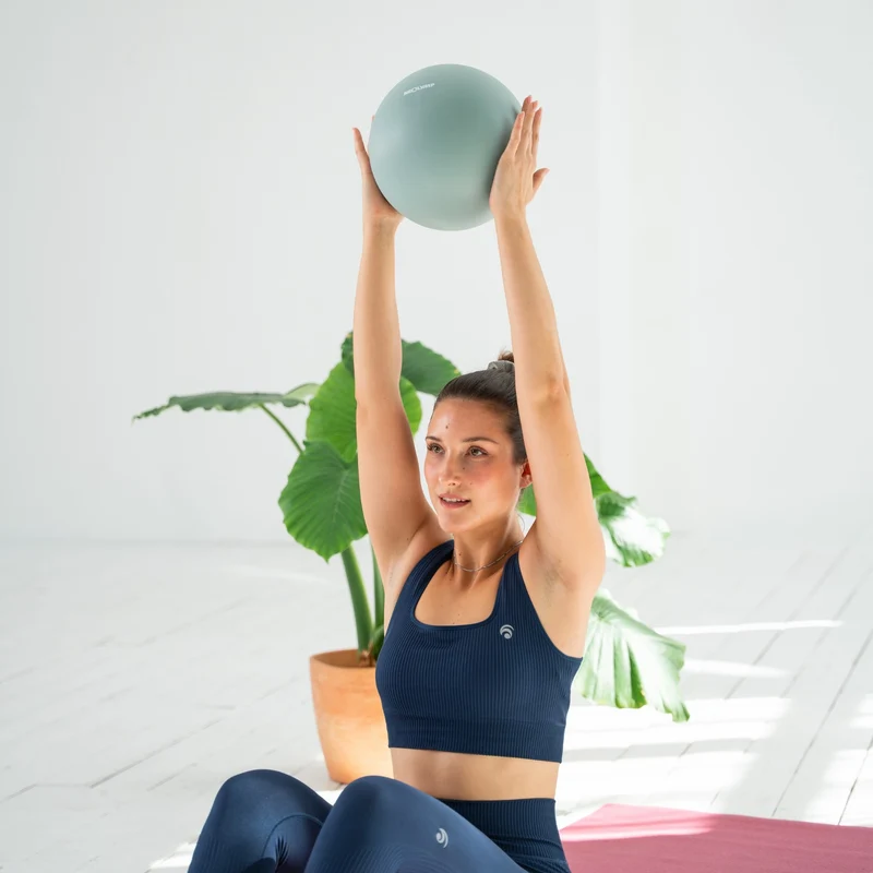 Pilatesball 20 cm - aus Silikon, inkl. Ballpumpe