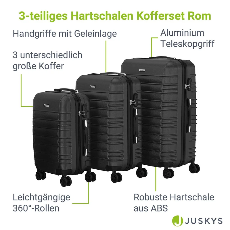 Hartschalen Kofferset Rom