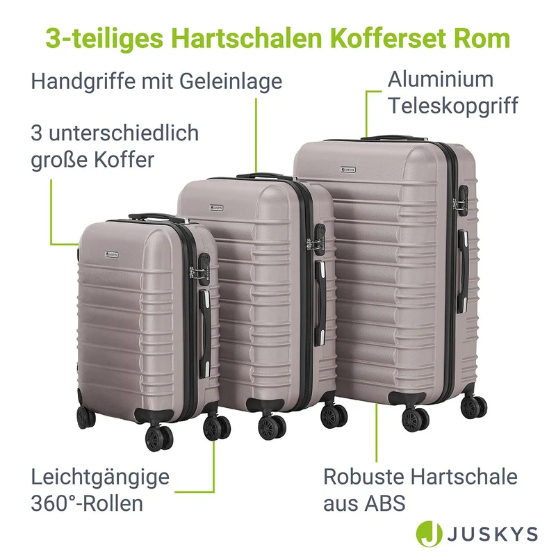 Hartschalen Kofferset Rom