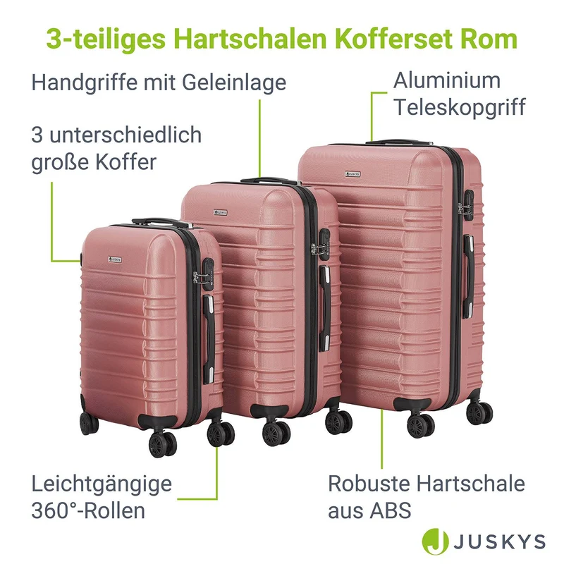 Hartschalen Kofferset Rom