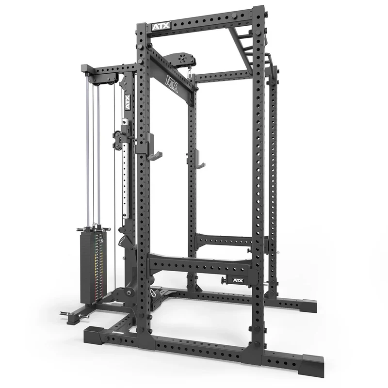 ATX® Power Rack PRX-780 mit Latzug - 125 kg Steckgewichte