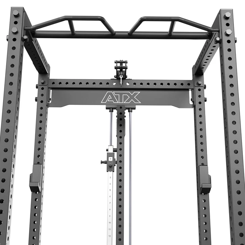 ATX® Power Rack PRX-780 mit Latzug - 125 kg Steckgewichte