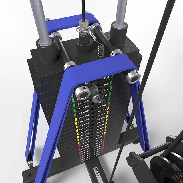 ATX® Power Rack PRX-780 mit Latzug - 125 kg Steckgewichte