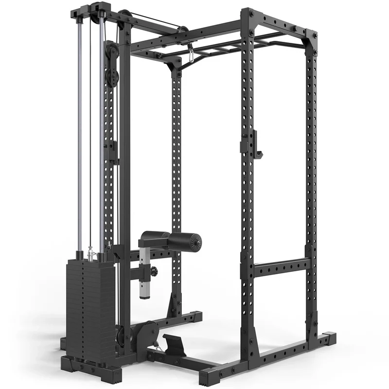 ATX® Power Rack 510 Komplettstation mit Latzugstation 100 kg Steckgewichte - Höhe 198 cm