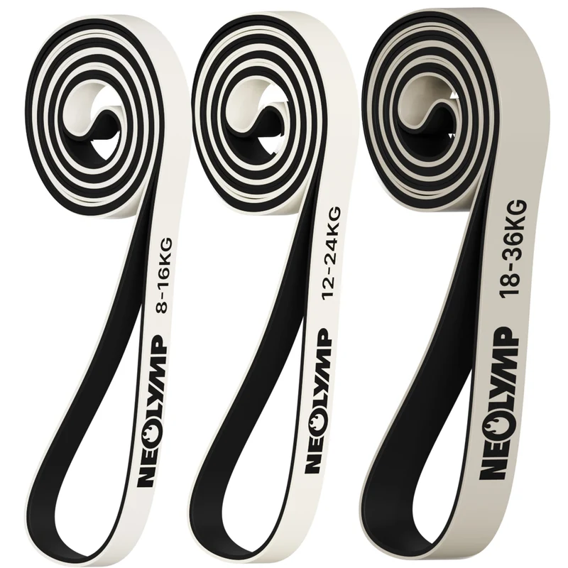 Heavy Resistance Bands aus Latex - grau