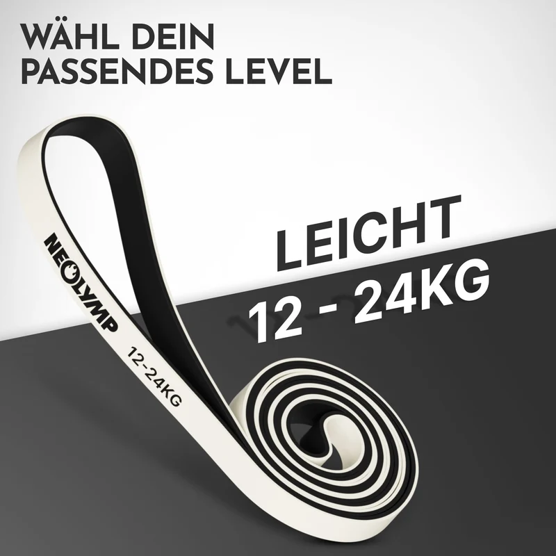 Heavy Resistance Bands aus Latex - grau